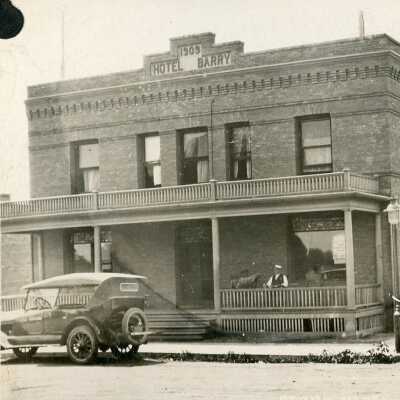 Hotel Barry, Buxton, ND - 1909
