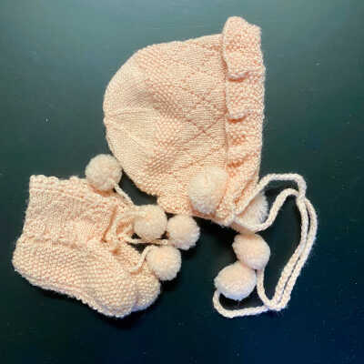 Bonnet and Booties-B