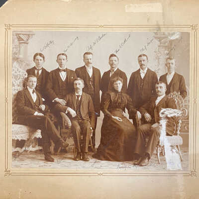 February 22, 1896 - Hillsboro Business People (names identified)