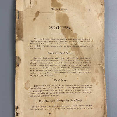 Pre-1889 Recipes from the Mayville House Hotel