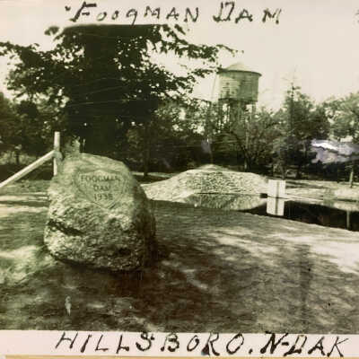 Foogman Dam, Woodland Park, Hillsboro, ND