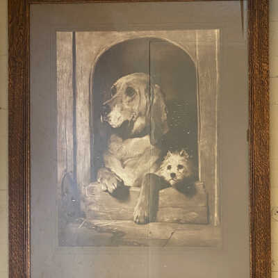 "Dignity and Impudence" Print by Sir Edwin Landseer