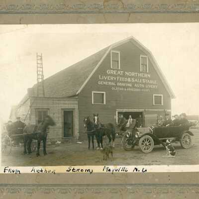 Great Northern Livery Feed & Sale Stable - Olstad & Arnegard Proprietors