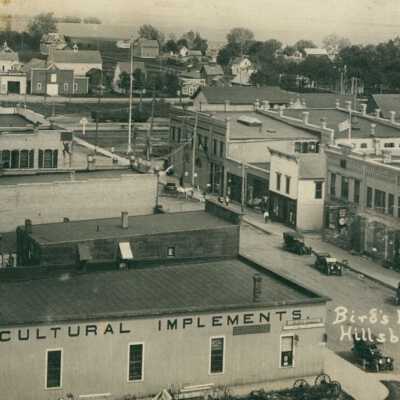 Birds Eye View of Hillsboro, ND