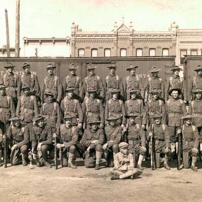 Company L. before leaving for the Mexican Border