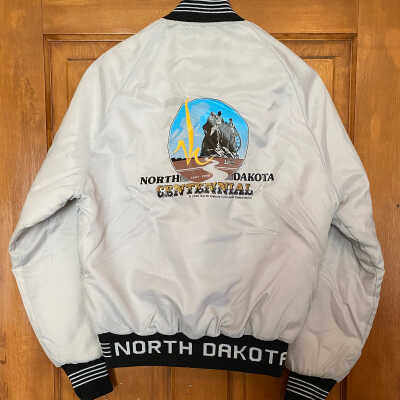 North Dakota Centennial Jacket given to Judy Trudel from American Crystal