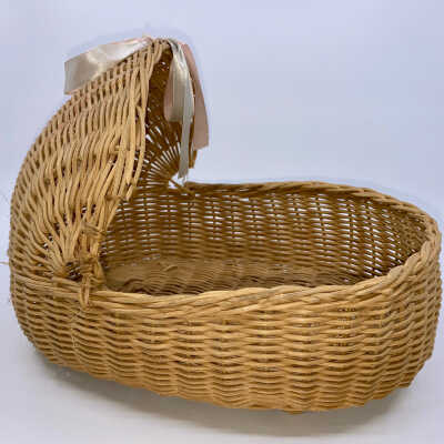 Wicker Doll Basket