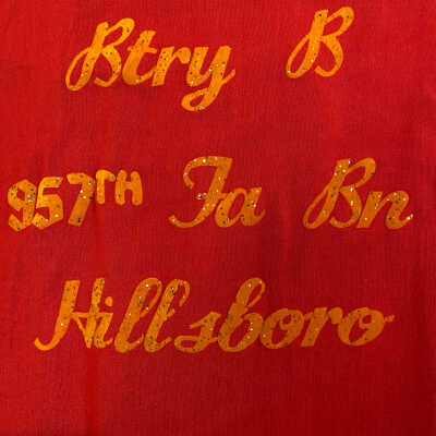 Btry B 957th Fa Bn Hillsboro Bowling Shirt