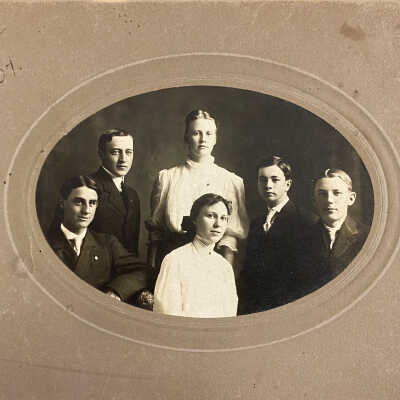 Hillsboro High School Class of 1907 - Inga Dahl, front center