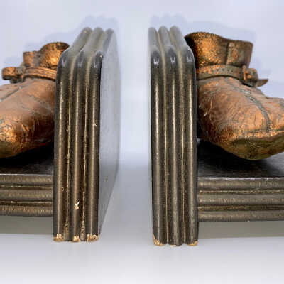 Bronze Baby Shoe Bookends