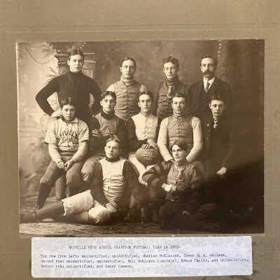 1903 Mayville High School Football Champions