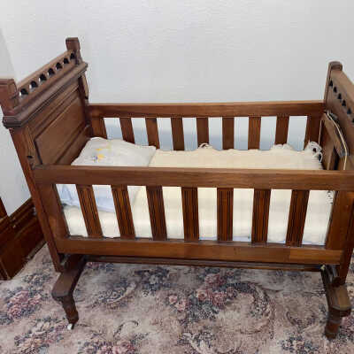Wooden Rocking Cradle