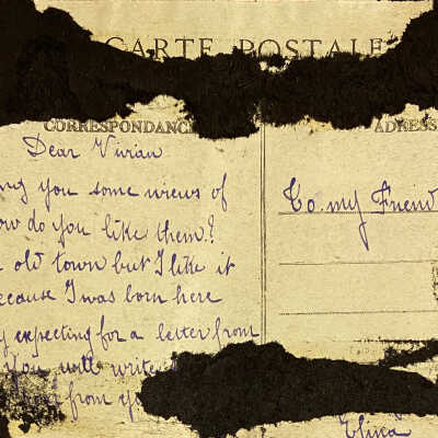 Postcard Sent to Vivian Sylte