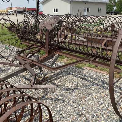 International Horse Drawn Dump Rake