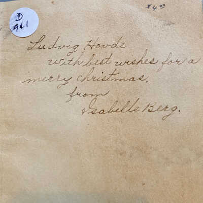 The Little Lame Prince - Inscription 1915