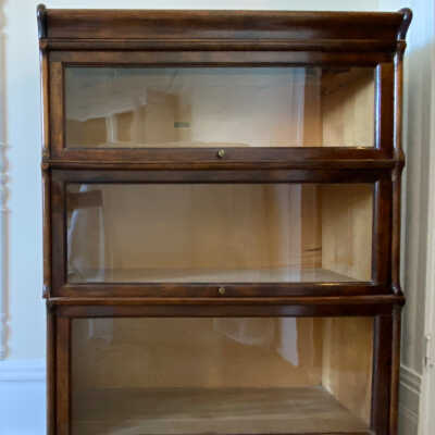 Bookcase with glass doors