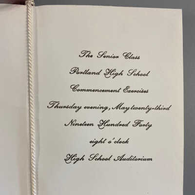 1940 Mayville High School Graduation