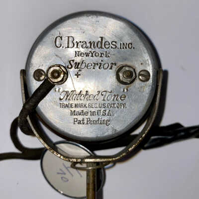 C. Brandes Inc. Ear Phones for Radio