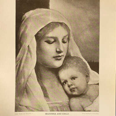School Century Art Series No. 1 - "Madonna and Child"