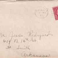 16 - 11.29.1923 Thanksgiving Letter with Flowers & Courtship Developments