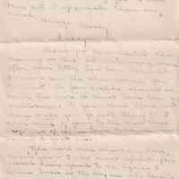 16 - 11.29.1923 Thanksgiving Letter with Flowers & Courtship Developments - Image 3