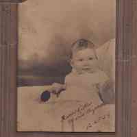 Infant Portrait of Francis (Frances) Elizabeth Clingman, Dated 1934