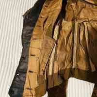 Woman's Brown Wool and Velvet Bodice (Six-Button Front) - Image 8