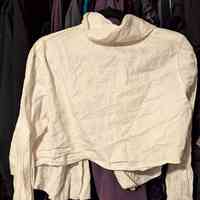 Edwardian White Cotton Shirtwaist Blouse - Image 4