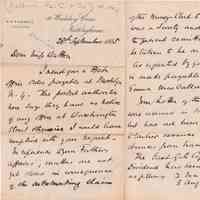 Solicitor Letter Regarding Post Office Order and Financial Matters
