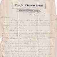 1909.1.17 - The St. Charles Hotel, Albany, Oregon