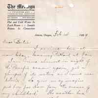 1909.2.1 - The Melwyn, Astoria, Oregon