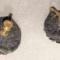 Mid-Century Black Sequin Cluster Earrings with Screw-Back Findings - Image 2