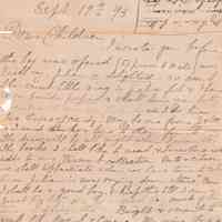 Mother Louie Letter Acknowledging Gifts and Family News from Boston