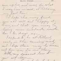 1909.1.21 Letter from the Willamette Hotel, Salem, Oregon – Travel & Business Correspondence - Image 2