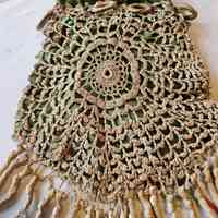 late-Victorian to early-Edwardian crochet reticule / evening purse - Image 5
