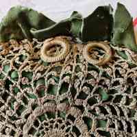 late-Victorian to early-Edwardian crochet reticule / evening purse - Image 6