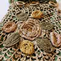 late-Victorian to early-Edwardian crochet reticule / evening purse - Image 7