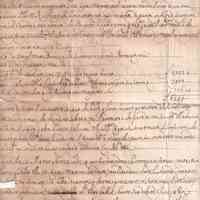 Italian Mercantile Letter Concerning Financial Accounts — Marseille, 1700