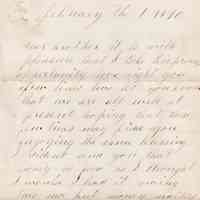Letter from Joseph Decker to His Brother Regarding Money and a Draft