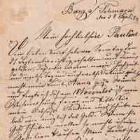 Letter from Burg on Fehmarn to Pauline – September 28, 1834
