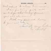 1908.1.15 - Smeede Hotel, Eugene, Oregon - Image 2