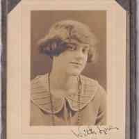 Signed Portrait of Young Woman with Bob Hairstyle — Boyce Studio