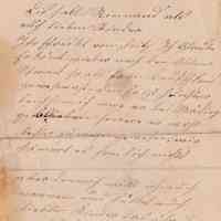 Travel Letter from J. Bauer Regarding Journey Through the Rhine Region
