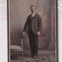 Gentleman with Waxed Handlebar Mustache