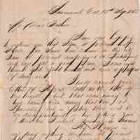 Letter from John Shannon in Sacramento to His Father