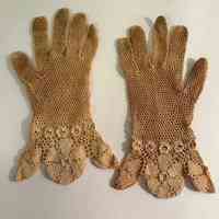 Women's Crocheted Lace Gloves