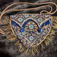 Drawstring reticule / evening bag