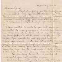 26 - 4.8.24 Letter from “Dooley” to Jesse Redyard – Homesickness & Teaching Appointment - Image 2