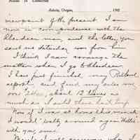 1909.2.15 Letter from The Melwyn Hotel, Astoria, Oregon – Business & Personal Correspondence - Image 4