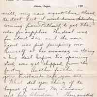 1909.2.15 Letter from The Melwyn Hotel, Astoria, Oregon – Business & Personal Correspondence - Image 5